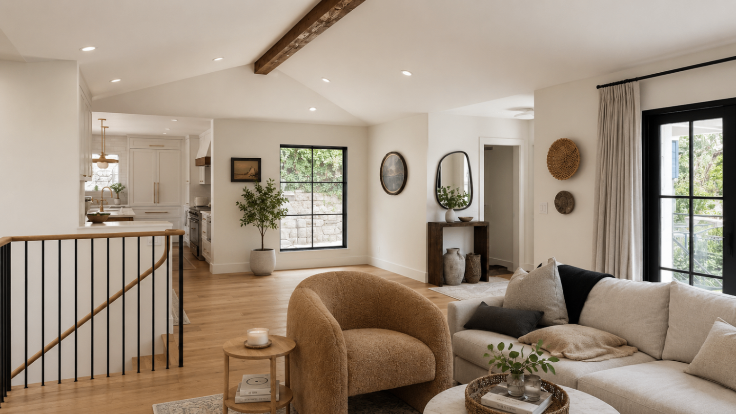 Serene modern living space with natural light — R. Da Silva Construction bathrooms project, Marin County & East Bay