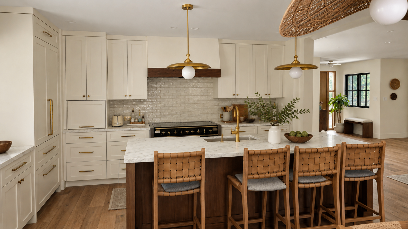 Bright and airy neutral kitchen design — R. Da Silva Construction kitchens project, Marin County & East Bay